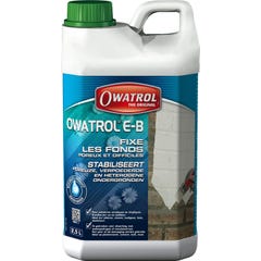 Fixe les fonds farineux, poreux et réduit le risque d'écaillage Owatrol OWATROL E-B 10 litres