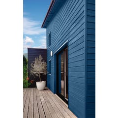Peinture pour bois extérieur opaque - Finition Mate Owatrol BOIS COLOR Bleu Lointain RAL 5023 1 litre 2