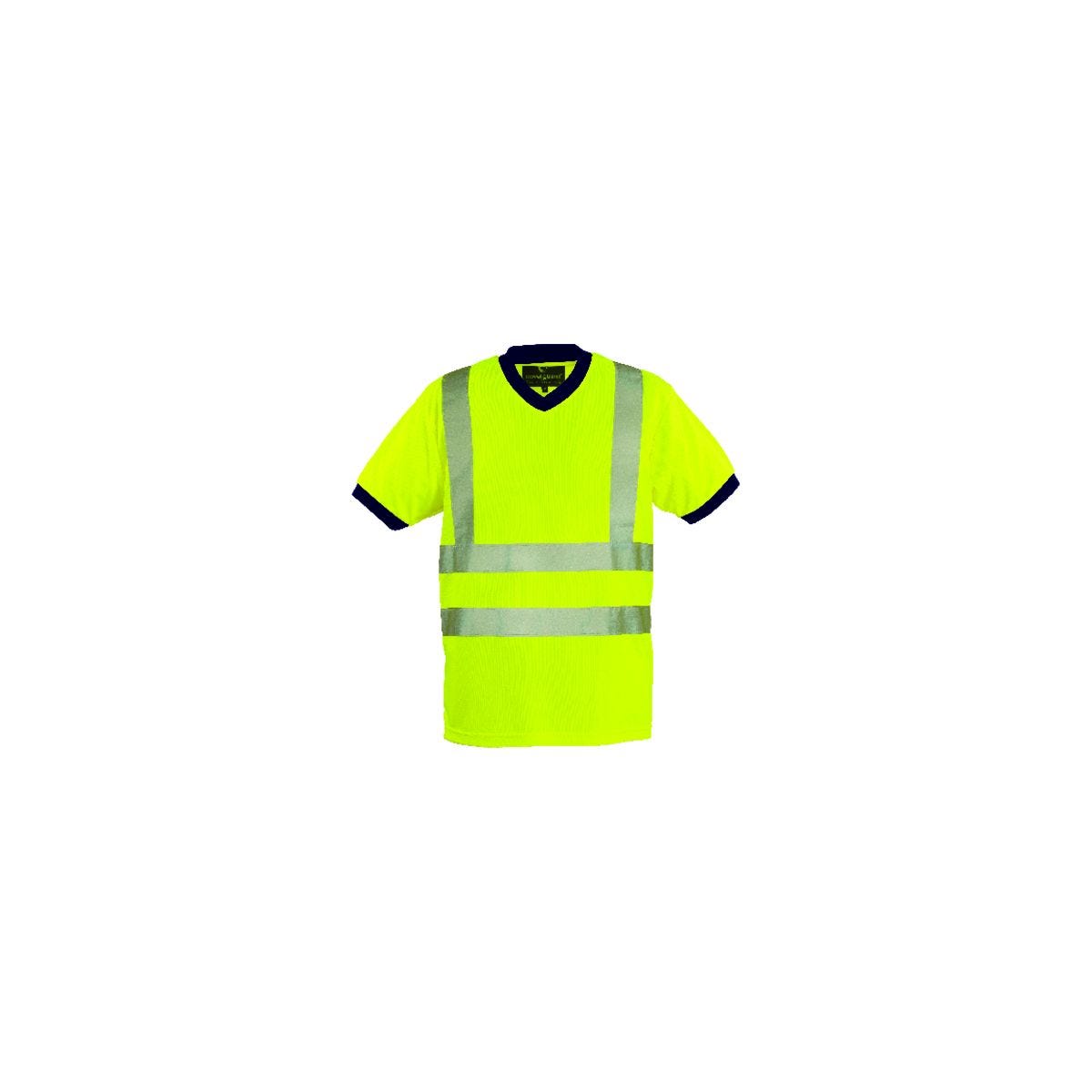 T-shirt YARD MC col V jaune HV - COVERGUARD - Taille L 0