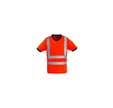 T-shirt YARD MC col V orange HV - COVERGUARD - Taille XL