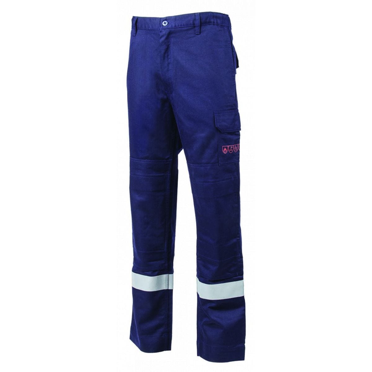 THOR Pantalon multirisques + bandes, 300g/m², Bleu - COVERGUARD - Taille 3XL 0
