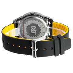Montre Watch Insignia Ø 43 mm Noir/Jaune Caterpillar ABS Bracelet Silicone 2