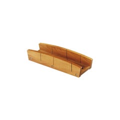 Boîte à coupe bois - Hauteur : 40 mm - Largeur : 65 mm - Longueur : 300 mm - STANLEY