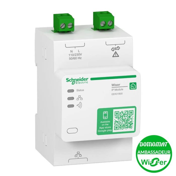 Module de connexion IP | Wiser Energy Schneider Electric EER31800 1