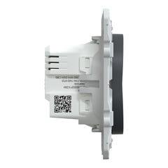 Bouton poussoir connecté zigbee Anthracite | Wiser Ovalis Schneider Electric S340530W 4