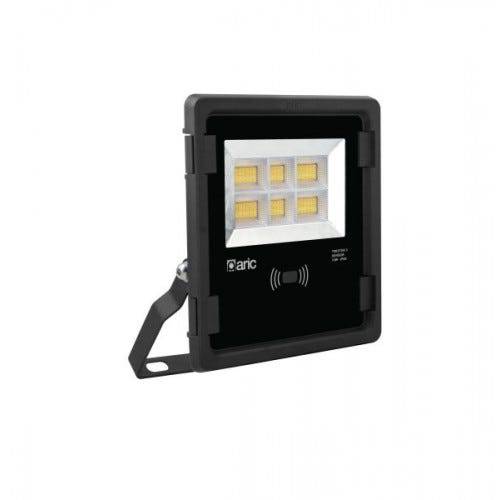 projecteur à led - aric twister 3 - 70 watts - 4000k - noir - sensor - aric 51236 1