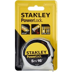 Mètre ruban Stanley 5m/16' Powerlock Tape - ‎0-33-553 2