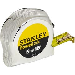 Mètre ruban Stanley 5m/16' Powerlock Tape - ‎0-33-553 1