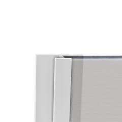Schulte Profilé de jonction pour Panneau mural de douche, DécoDesign, Blanc, 255 cm 1
