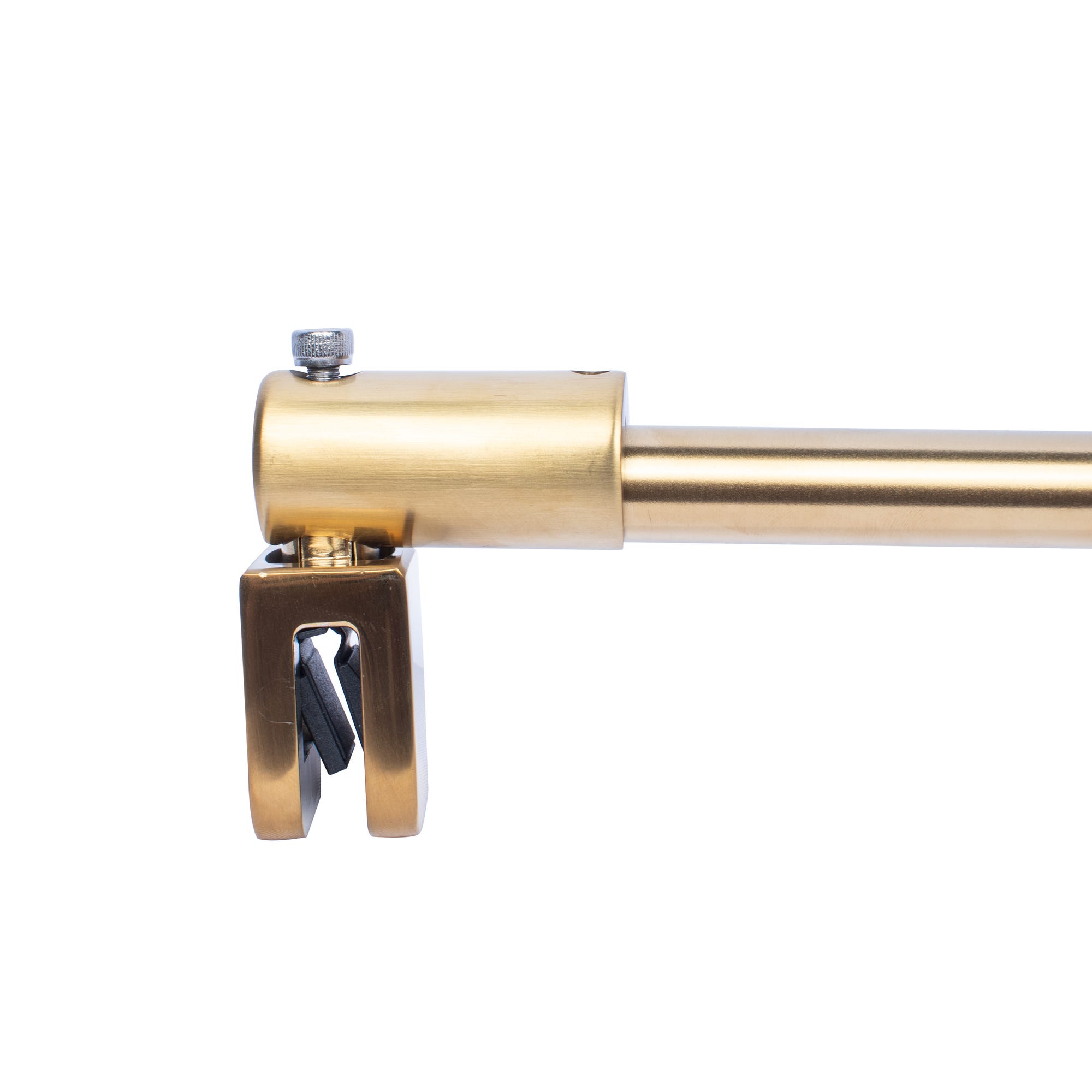 Schulte Barre de fixation dorée pour paroi de douche, or mat, barre de renfort pour verre 5 - 8 mm, barre de stabilisation dorée, longeur 1220 mm 2