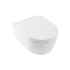 Pack WC Bati support Geberit + WC Villeroy & Boch ArceauRimless + abattant SoftClose + Plaque Blanche (ArceauRimlessGeb3) 2