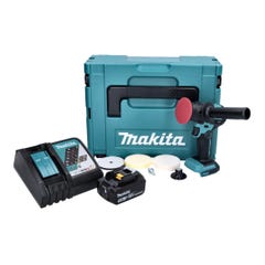 Makita DPV300RT1J Ponçeuse-polisseuse sans fil 50/80 mm 18V Brushless + 1x Batterie 5,0 Ah + Chargeur + Makpac 0