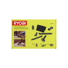Pack RYOBI - Aspirateur à main RHV18-0 - 18V One+ - 600ml - Sans batterie ni chargeur - Kit 6 accessoires RAKVA04 pour nettoyage automobile 4