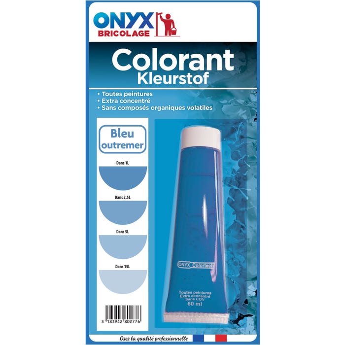 Colorant universel 60 ml Onyx - Bleu outremer 0