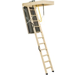 Escalier escamotable "Polartop" à haute isolation - hauteur 275 cm - 130 x 70 cm 0