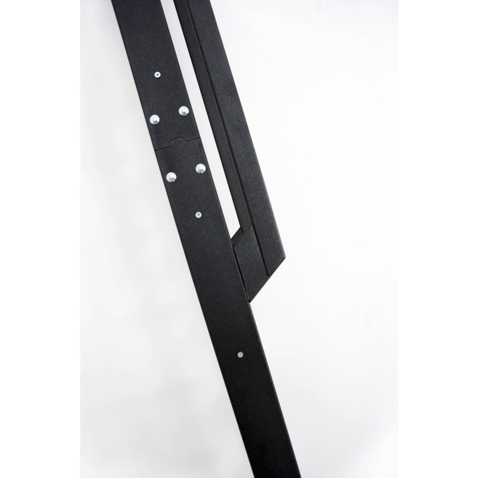 Escalier extensible - H=243 cm - Marches en pin - métal noir 4