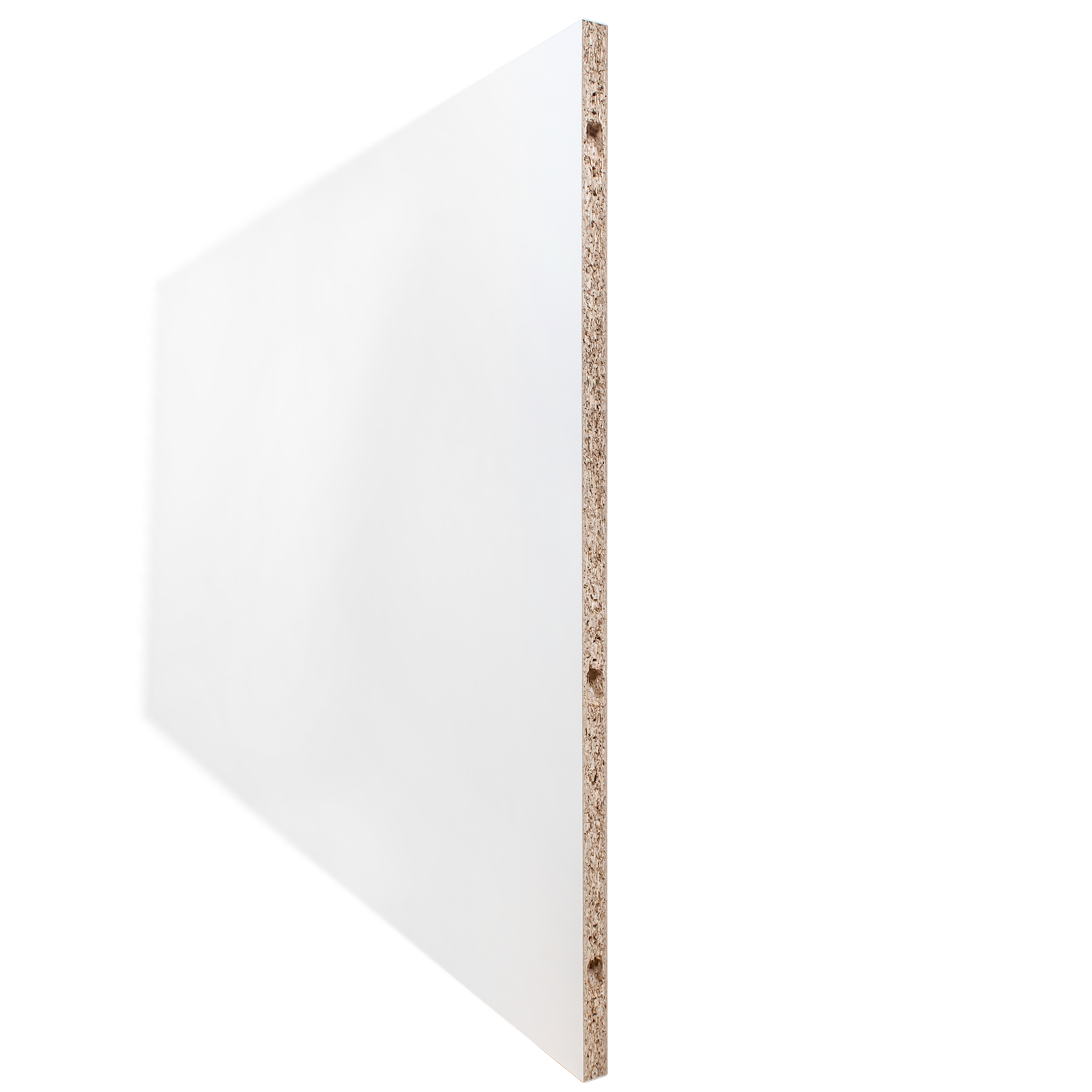Schulte Porte pleine coulissante intérieure en bois, 151 x 203 cm, décor bois blanc, double porte - Poignée ronde + double amortisseur Softclose 3