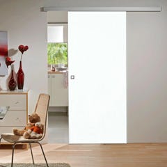 Schulte Vantail de porte pleine coulissante en bois blanc, 880 x 2035 mm 1