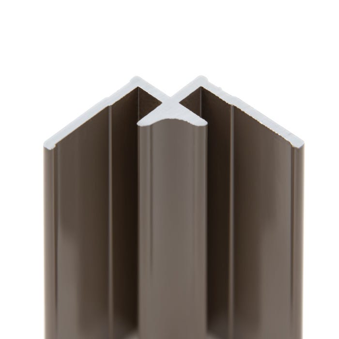 Schulte Pack de 2 profilés de finition + 1 profilé d’angle + 1 profilé d'extension pour panneaux muraux DécoDesign, 255 cm, alu-argenté 2
