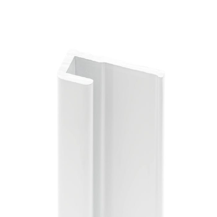 Schulte Pack de 2 profilés de finition + 1 profilé d’angle + 1 profilé d'extension pour panneaux muraux DécoDesign, 210 cm, blanc 1