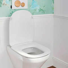 Abattant WC extra-plat JACOB DELAFON Modern Life à descente progressive et déclipsable blanc 1