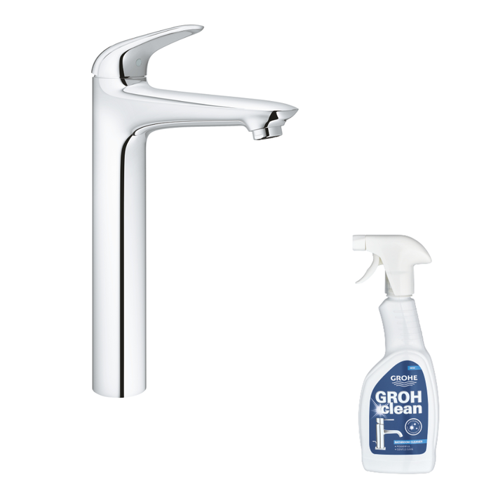 Mitigeur lavabo GROHE Quickfix Wave 2015 taille XL + nettoyant GrohClean 0