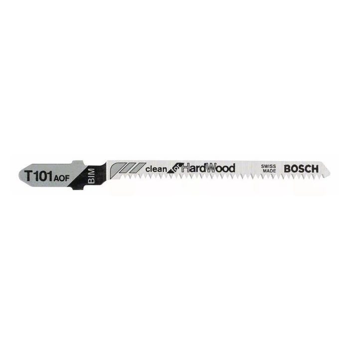 5 lame de scie sauteuse T 101 AOF Clean for Hard Wood - BOSCH - 2608634233 0