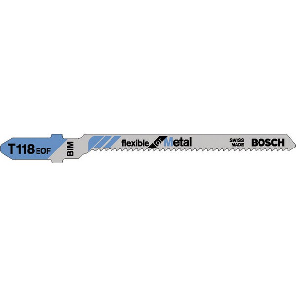 Lame de scie sauteuse T 118 EOF pack de 5 Bosch 1 PCS