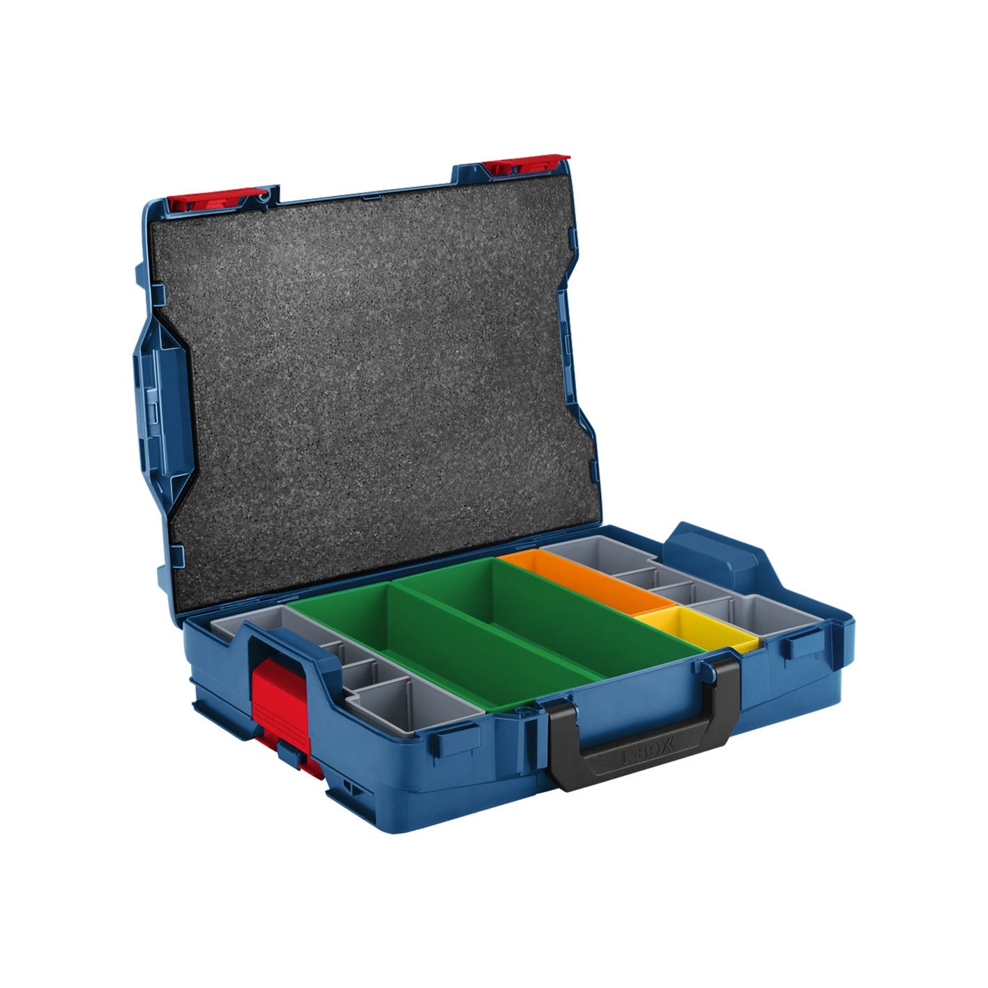 Bosch Professional L-BOXX 102 & Inset Boxen 6tlg. 1600A016NC Mallette de transport ABS bleu (L x l x H) 357 x 442 x 117 4