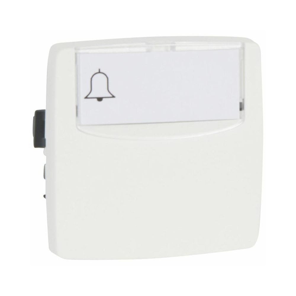 Poussoir 6A porte-étiquette Appareillage saillie composable - blanc - 086109 0