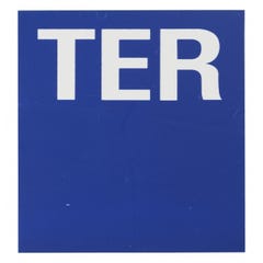 THIRARD - Plaque signalétique "TER" 65x90mm avec adhésif - THIRARD 0