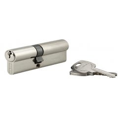 THIRARD - Cylindre de serrure double entrée, 35x45mm, anti-arrachement, nickel, 3 clés