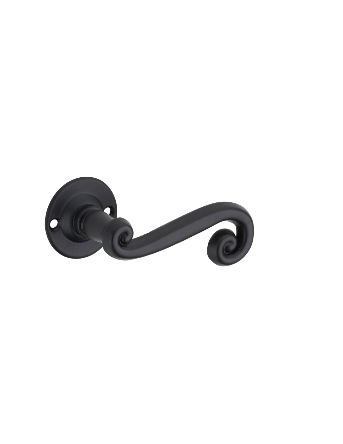 THIRARD - Paire de béquilles pour porte, carré 7mm, acier noir