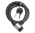 THIRARD - Antivol à clé Scorp, câble blindé acier, moto, 18mmx1m, 2 clés, noir