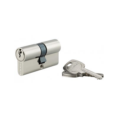 THIRARD - Cylindre de serrure double entrée, 30x30mm, anti-arrachement, nickel, 3 clés 0