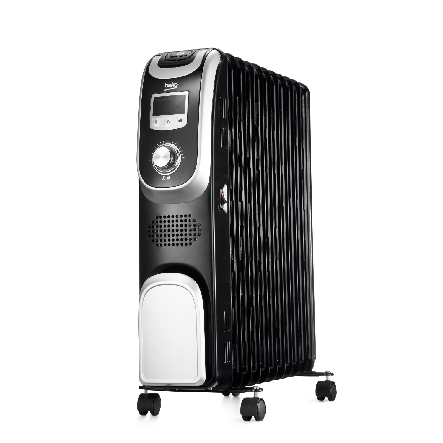 radiateur à bain d'huile 2300w noir - beko