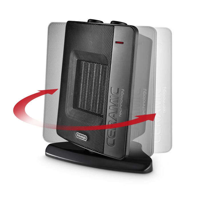 DELONGHI DCH7032 2200 watts Radiateur Soufflant ceramique mobile - Ventilateur - 3 puissances - Systeme Silence 1