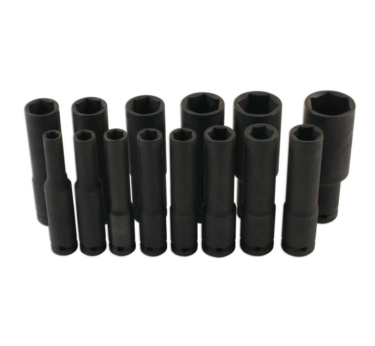 COFFRET DOUILLES IMPACT EXTRA LONGUES 10 à 32 - LASER TOOLS