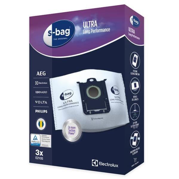 SACS ASPI S BAG ULTRA LONG PERFORMANCE MICROFIBRES "X3" 5L GAMME ASPI U ELECTROLUX - E210S