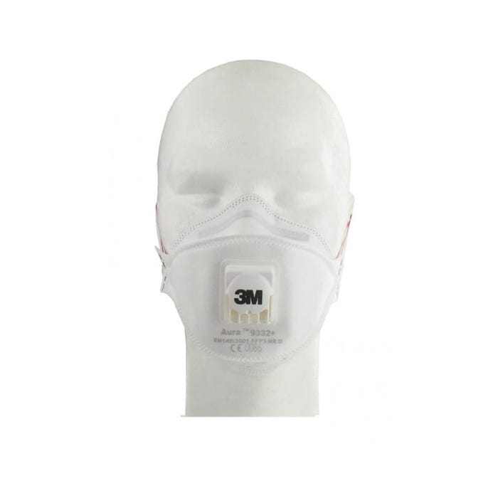 Masque 3M aura 9332 anti-poussières pliable FFP3 avec soupape 2