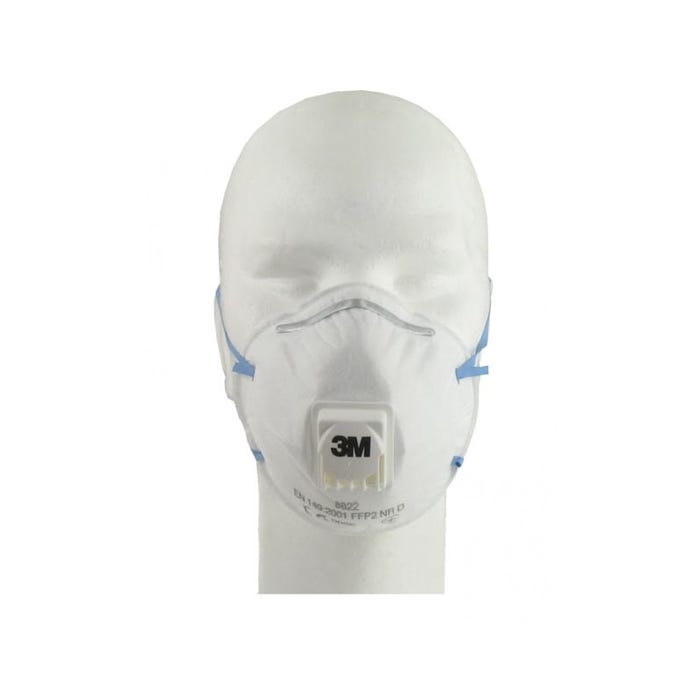 Masque 3M 8822 anti-poussière FFP2 avec soupape x10 3