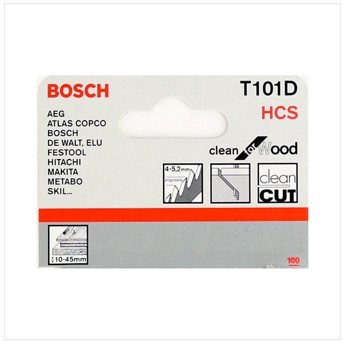 Lame de scie sabre 25 pièces T 101 D Bosch 2