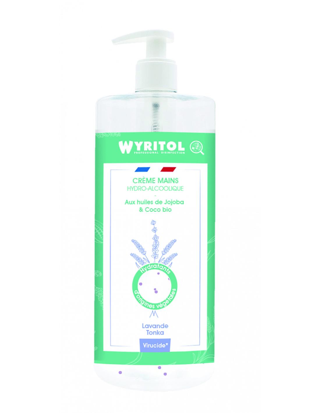 WYRITHOL CREME HYDROALCOOLIQUE FL 500ML LAVANDE TONKA