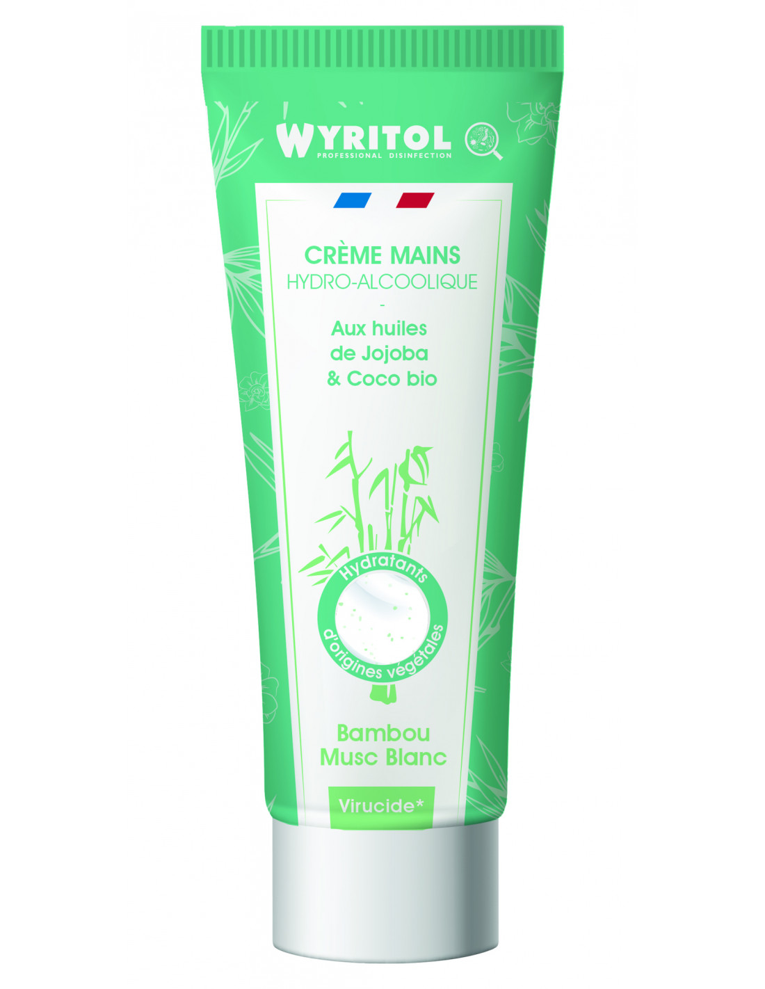 WYRITHOL CREME HYDROALCOOLIQUE TUBE 75ML BAMBOU MUSCS