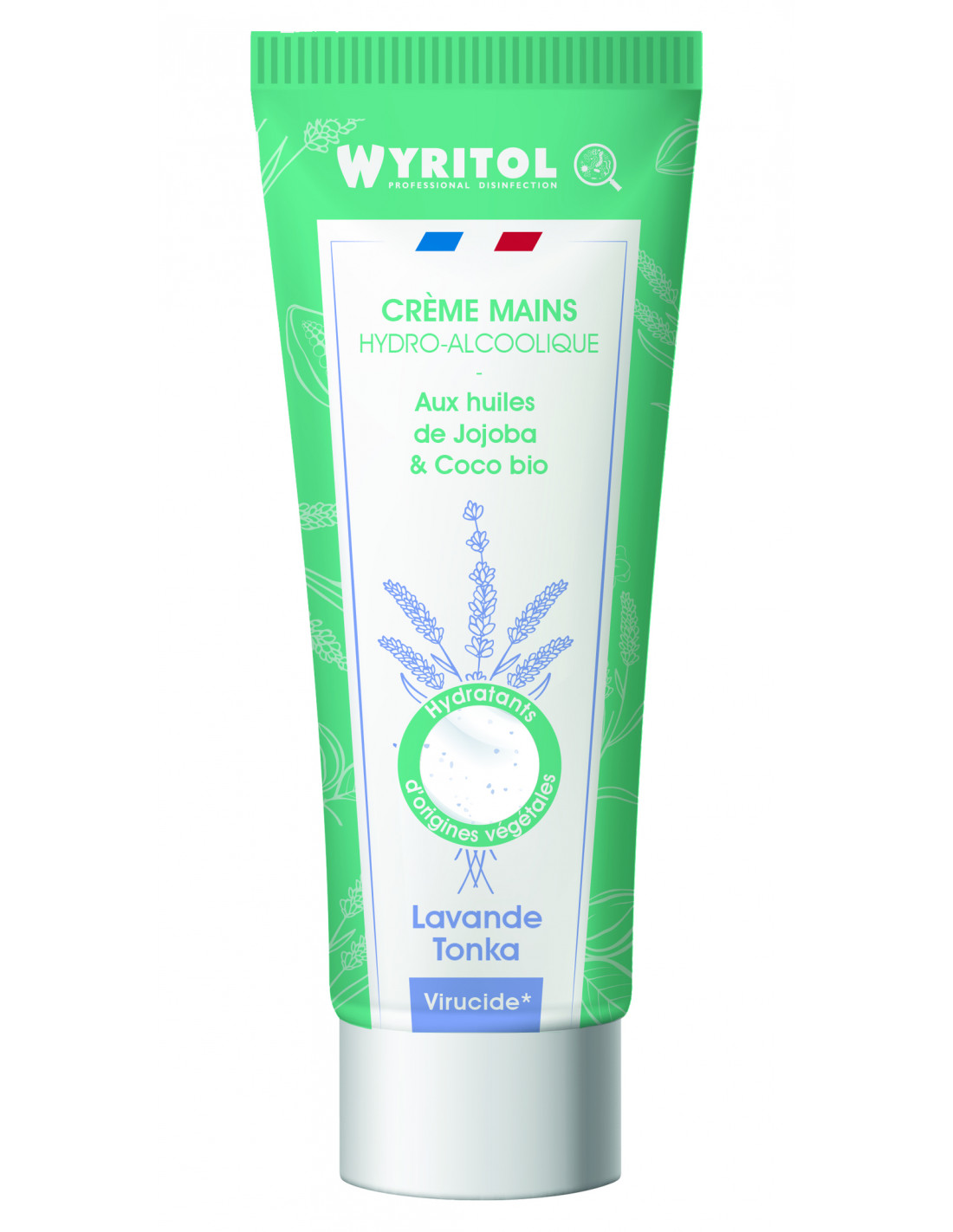 WYRITHOL CREME HYDROALCOOLIQUE TUBE 75ML LAVANDE TONKA