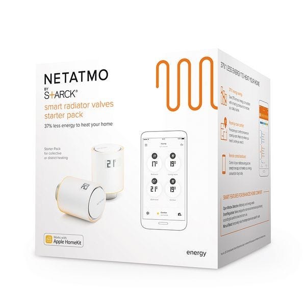 NETATMO Starter Pack - 2 têtes thermostatiques intelligentes pour chauffage central 4