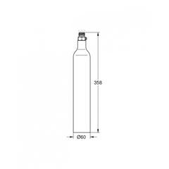 Grohe Blue - bouteille de CO2 425 g - 4 pièces (40422000) 1