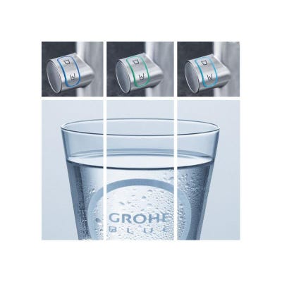 Kit de démarrage - Mitigeur bec C GROHE Blue Home Chromé 31456001 - GROHE -  GBHOME 31456001