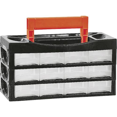 Alutec 66009 Coffret De Rangement (l X L X H) 128 X 34 X 68 Mm Nombre De Compartiments: 12 1 Pc(s)