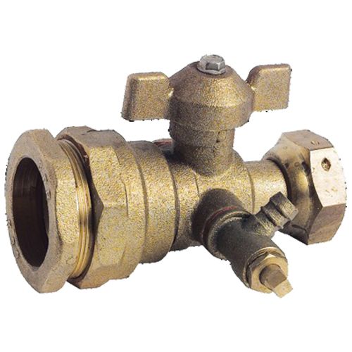 Robinet à purge droit avec écrou femelle pour tube PE D32 3/4'' - 70-32-20